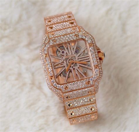 rose gold cartier watch|cartier rose gold skeleton.